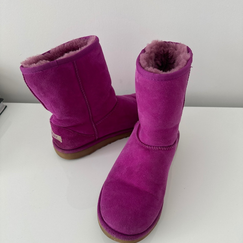 UGG Classic Short Boots Purple